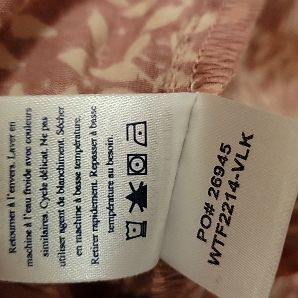 NWT Faherty Aurora Leaf Print Top Blouse Size S - Picture 11 of 12